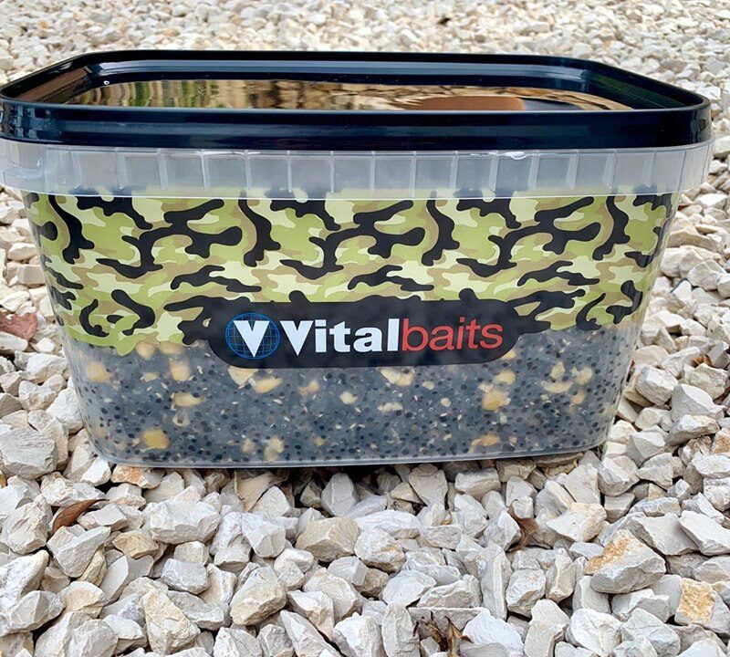 Vitalbaits cubo semilla hemp maiz mix 3kg