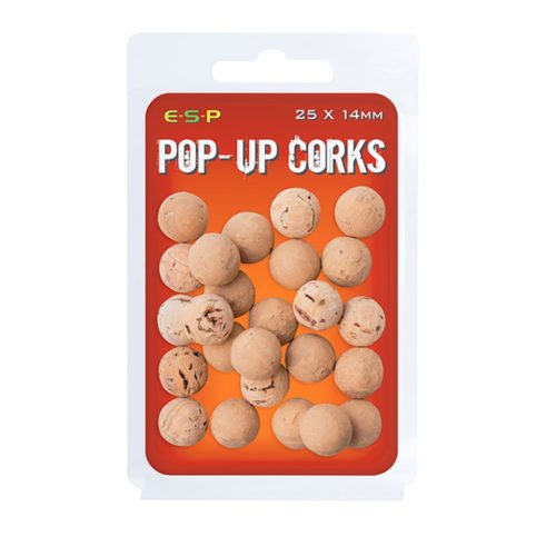 E-S-P  POP-UP CORKS, imitación boilies de corcho en 14mm