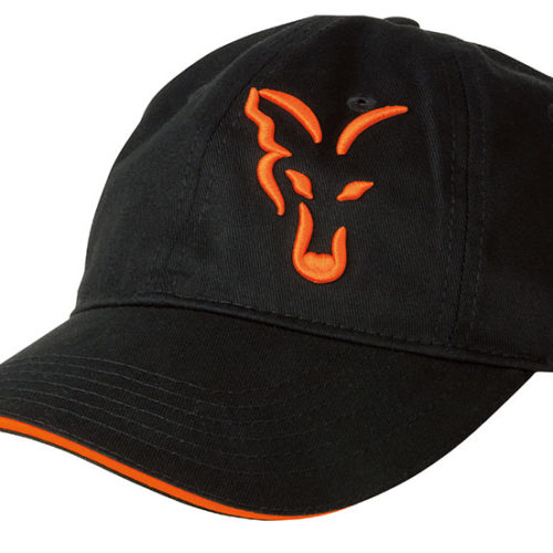 Black/Orange Baseball Cap