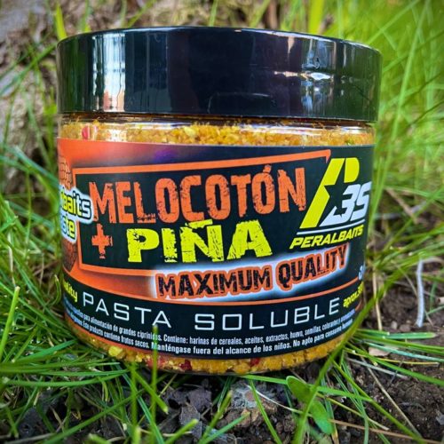 Pasta para boilies Melocoton Piña Peralbaits