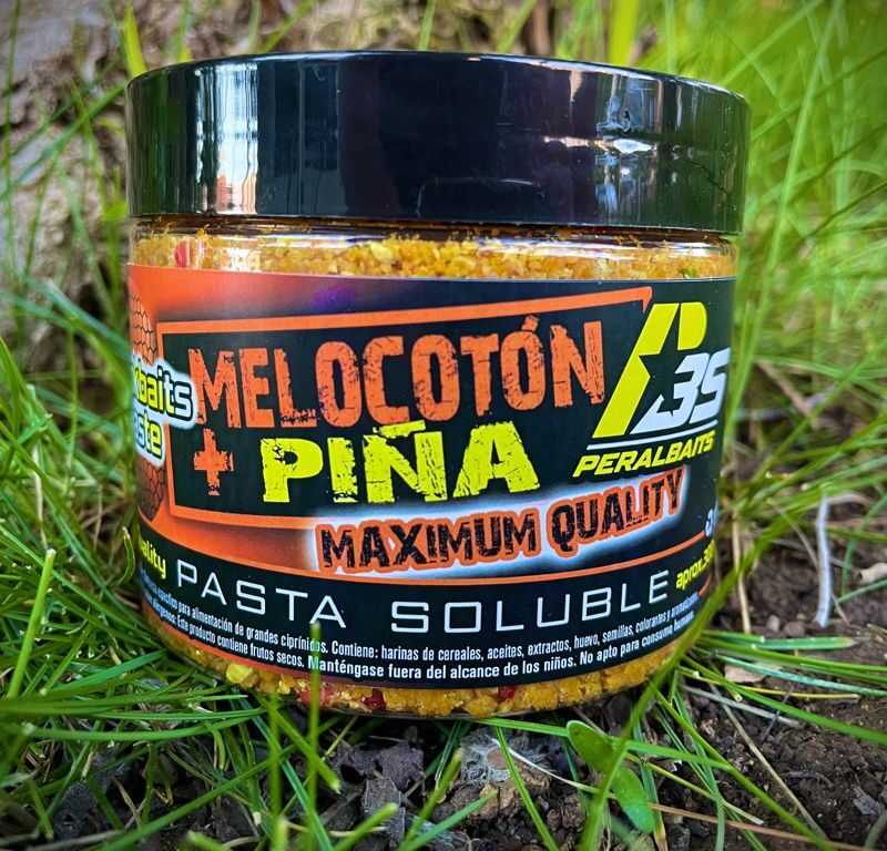 Pasta para boilies Melocoton Piña Peralbaits