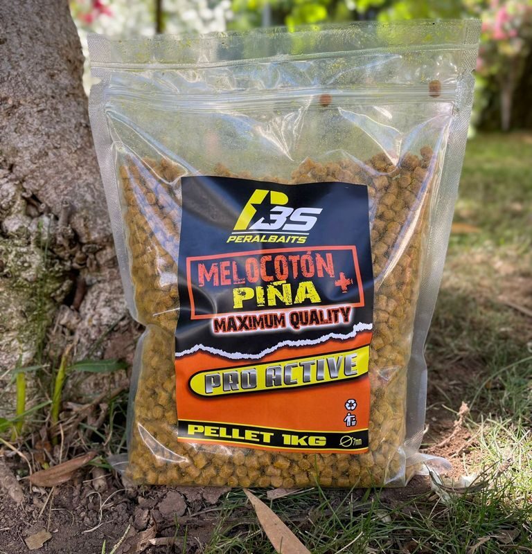 Micro Pellets Melocotón Piña Peralbaits