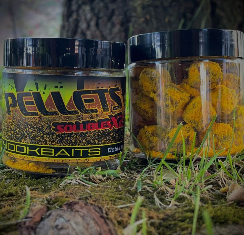 Pellets Peralbaits SolublesX2 14mm Doble M (MELON MIEL)