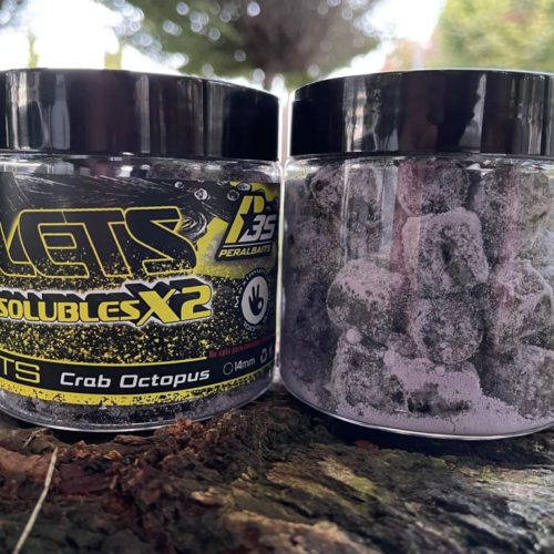 Pellets Peralbaits SolublesX2 14mm Crab Octopus