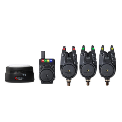 Kit Alarmas Pesca Carpfishing Prologic C-Series 3 Alarmas 1 Central 1 Linterna