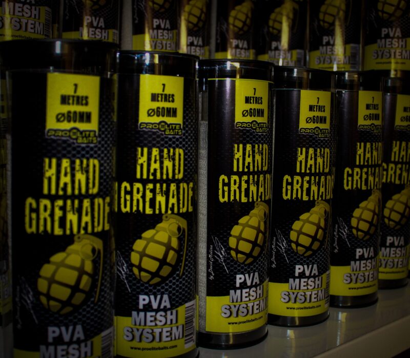 Tubo de Malla PVA 60 mm PVA HAND GRENADE – PRO ELITE BAITS