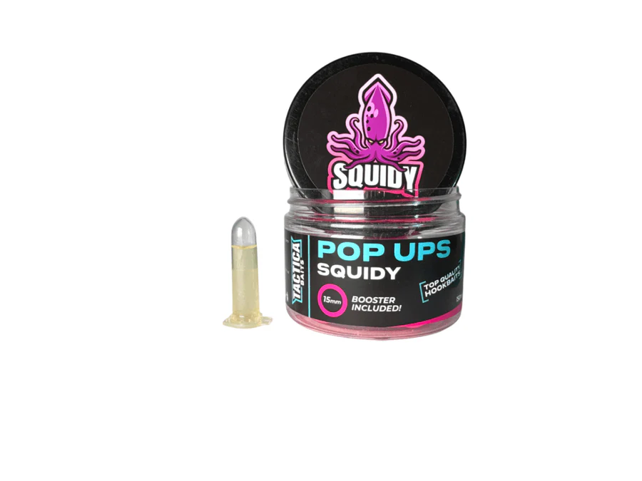 Pop ups Tactica Baits Squidy Rosa Fluor 15 mm