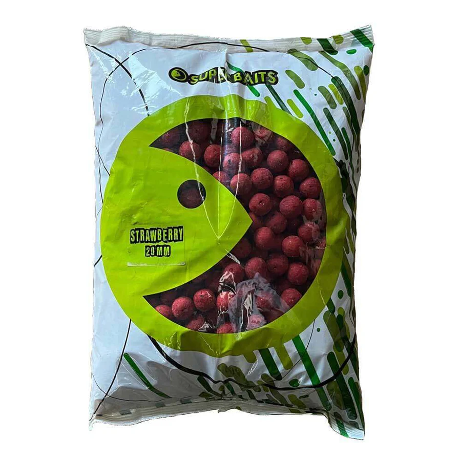 Boilies Superbaits Strawberry 5 kg - 20 mm